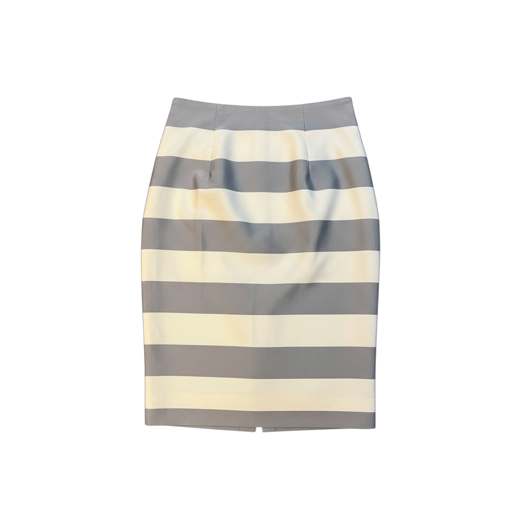 BURBERRY STRIPED SKIRT