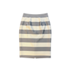 Image of BURBERRY STRIPED SKIRT