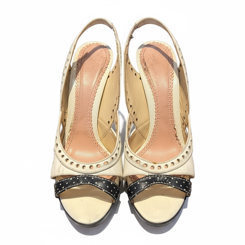 JOHN GALLIANO PEEP TOE HEELS