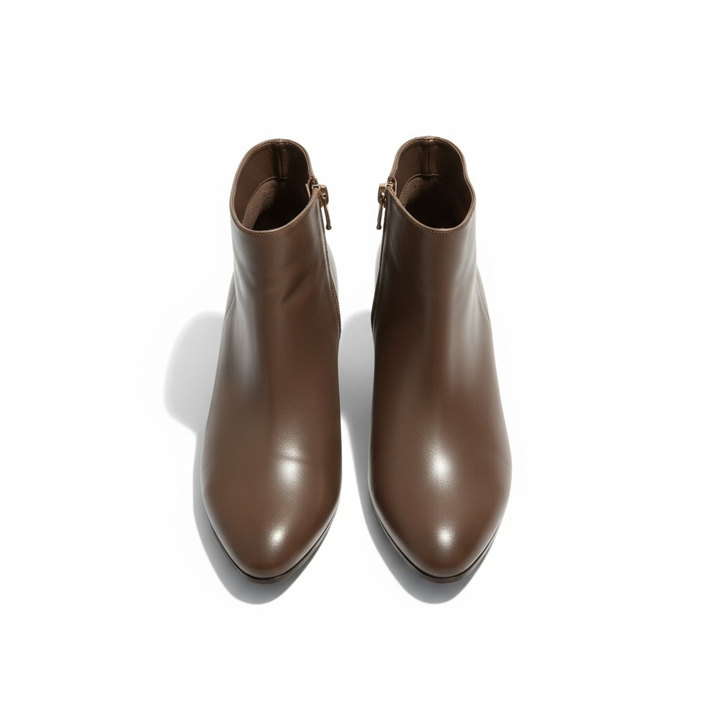 MANALO BLAHNIK BROWN ANKLE BOOTS