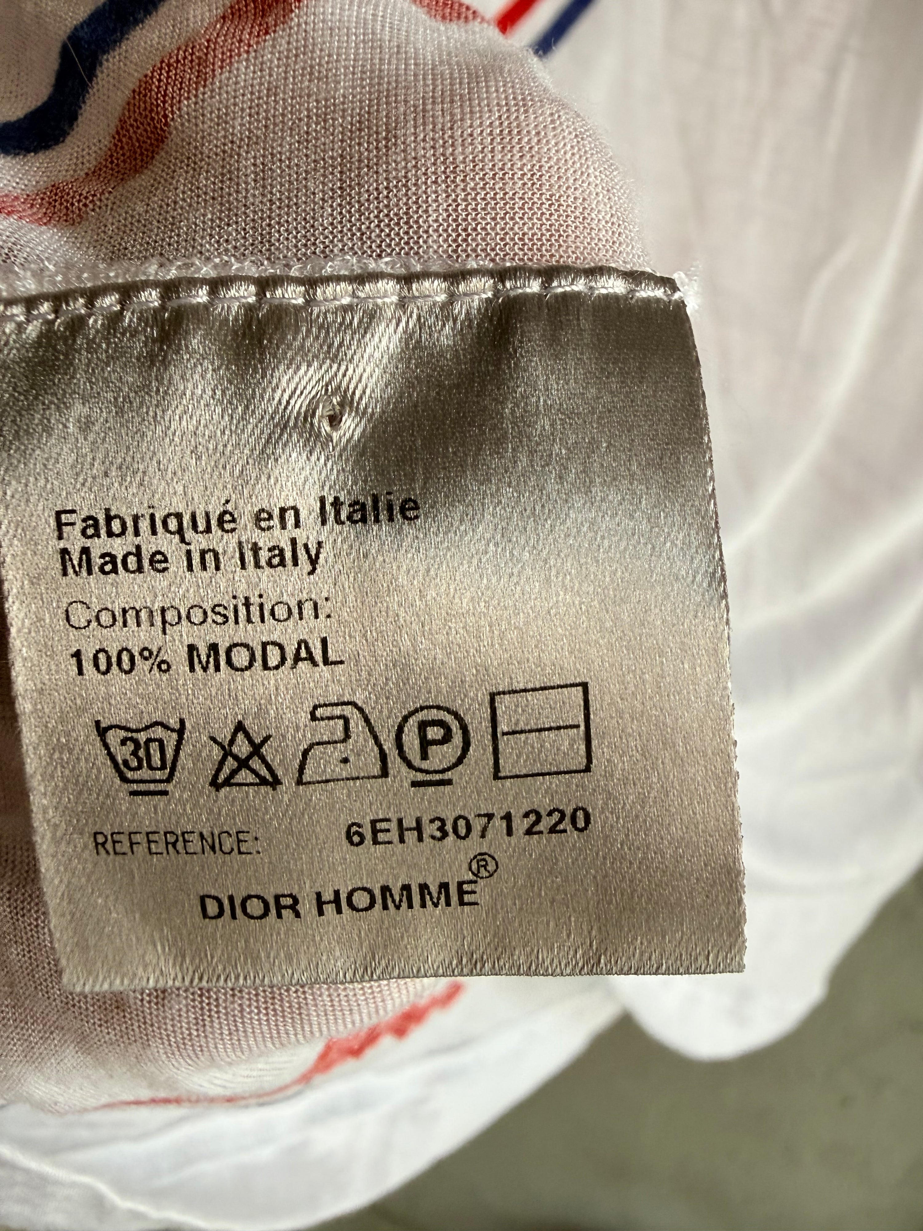 HEDI SLIMANE FOR DIOR HOMME S/S 2006 STRIPED TANK