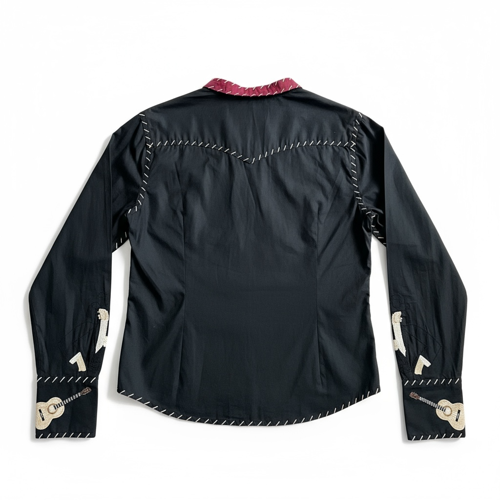 MOSCHINO EMBELLISHED DANCER BLOUSE