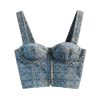 Image of MOSCHINO DENIM BUSTIER