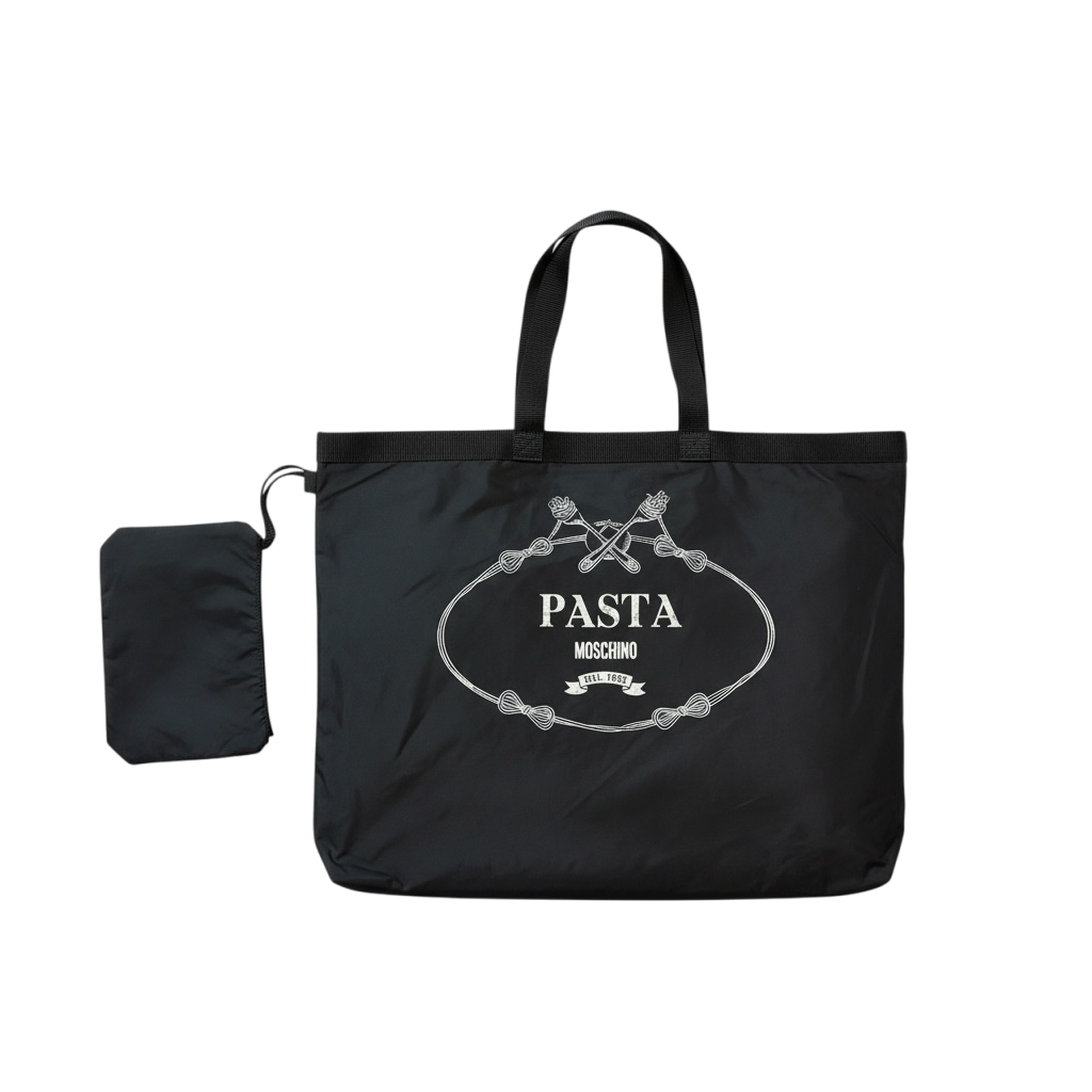 MOSCHINO PASTA TOTE BAG