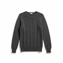 HEDI SLIMANE FOR SAINT LAURENT F/W 2015 CABLE-KNIT SWEATER