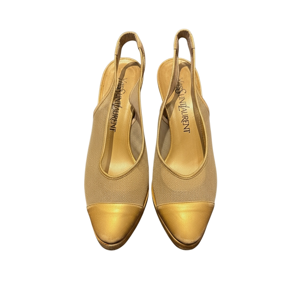 YSL SLINGBACK HEELS