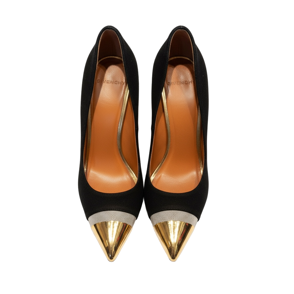 GIVENCHY GOLD TIP HEELS