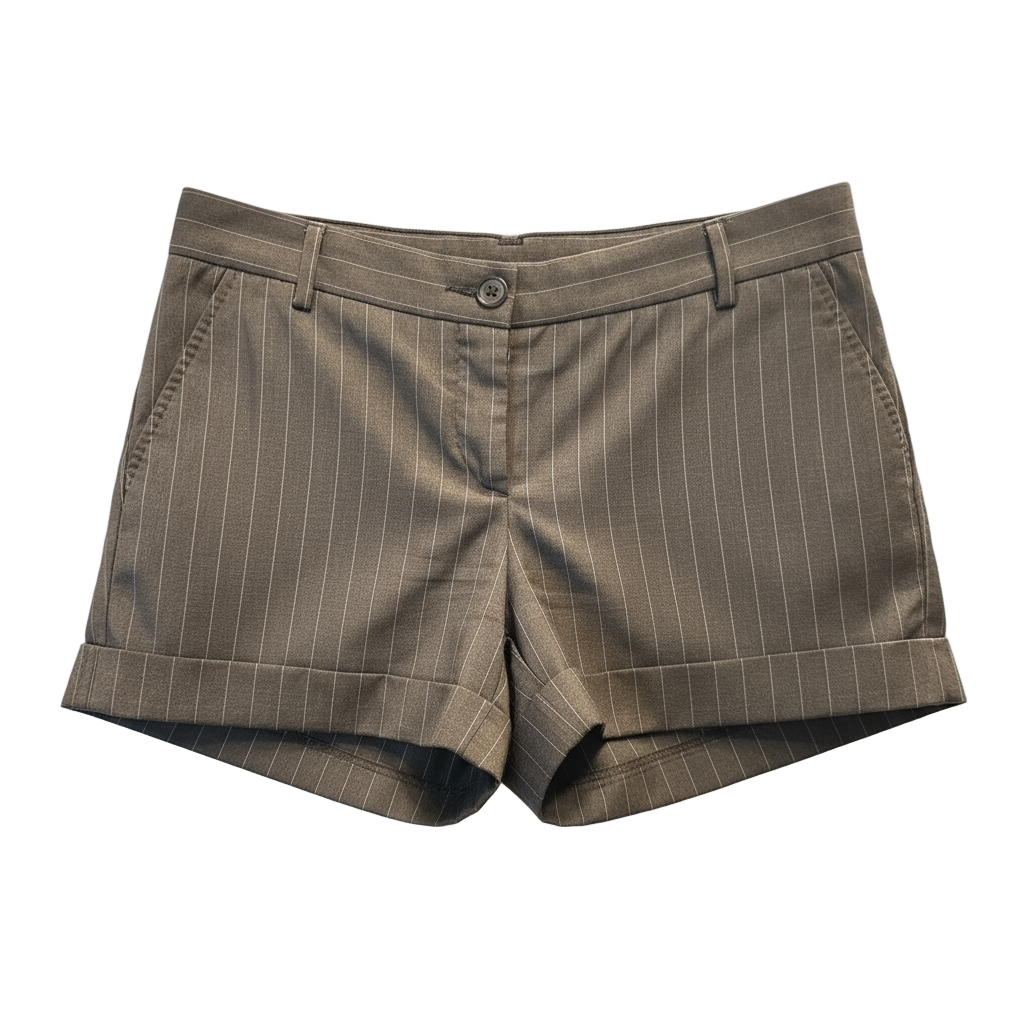 D&G EARLY 2000’S MINI PINSTRIPE SHORTS