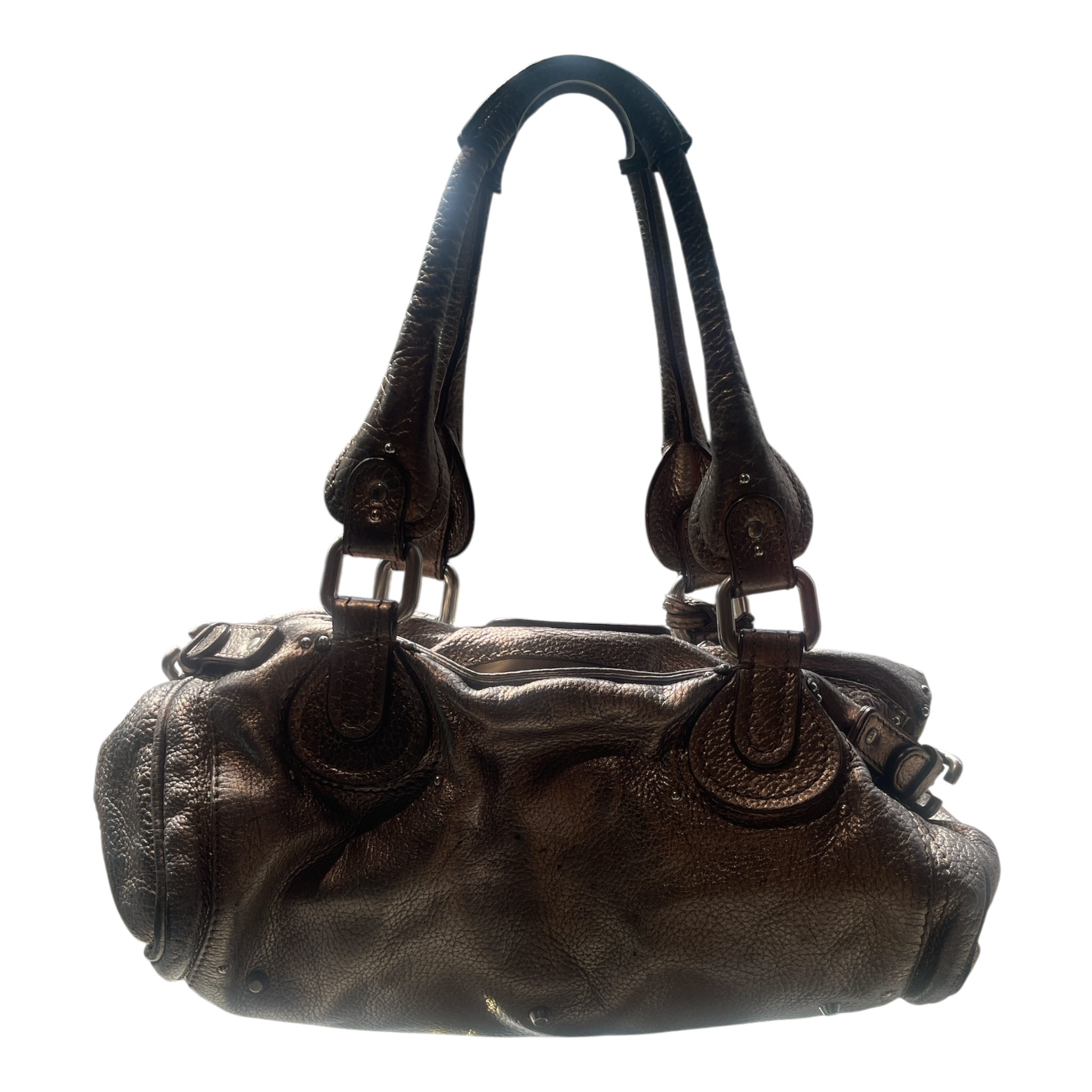 SILVER CHLOÉ PADDINGTON BAG