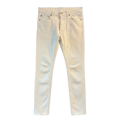 HEDI SLIMANE FOR SAINT LAURENT 2012 WHITE JEANS