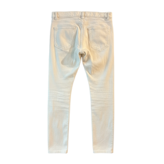 HEDI SLIMANE FOR SAINT LAURENT 2012 WHITE JEANS
