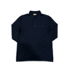 Image of BURBERRY MERINO WOOL LONG SLEEVE POLO