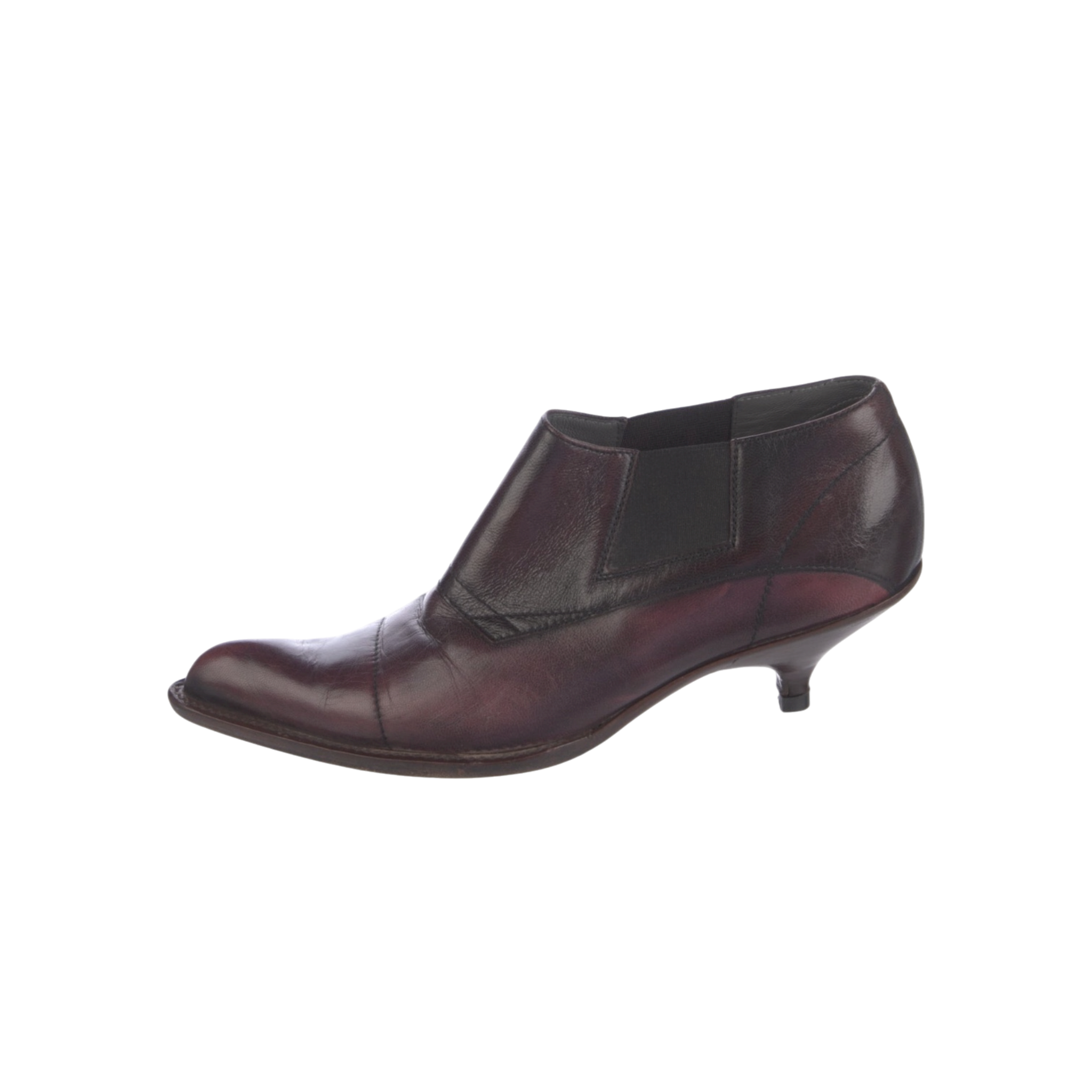 MIU MIU KITTEN HEEL BOOTIES