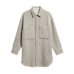 FAITH CONNEXTION TWEED BUTTON DOWN