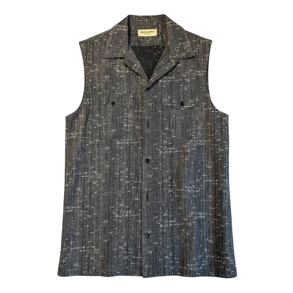 HEDI SLIMANE FOR SAINT LAURENT 2013 SLEEVELESS SHIRT