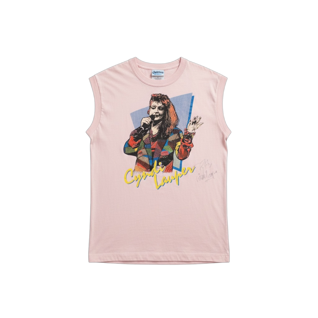CYNDI LAUPER SIGNED BAND TEE