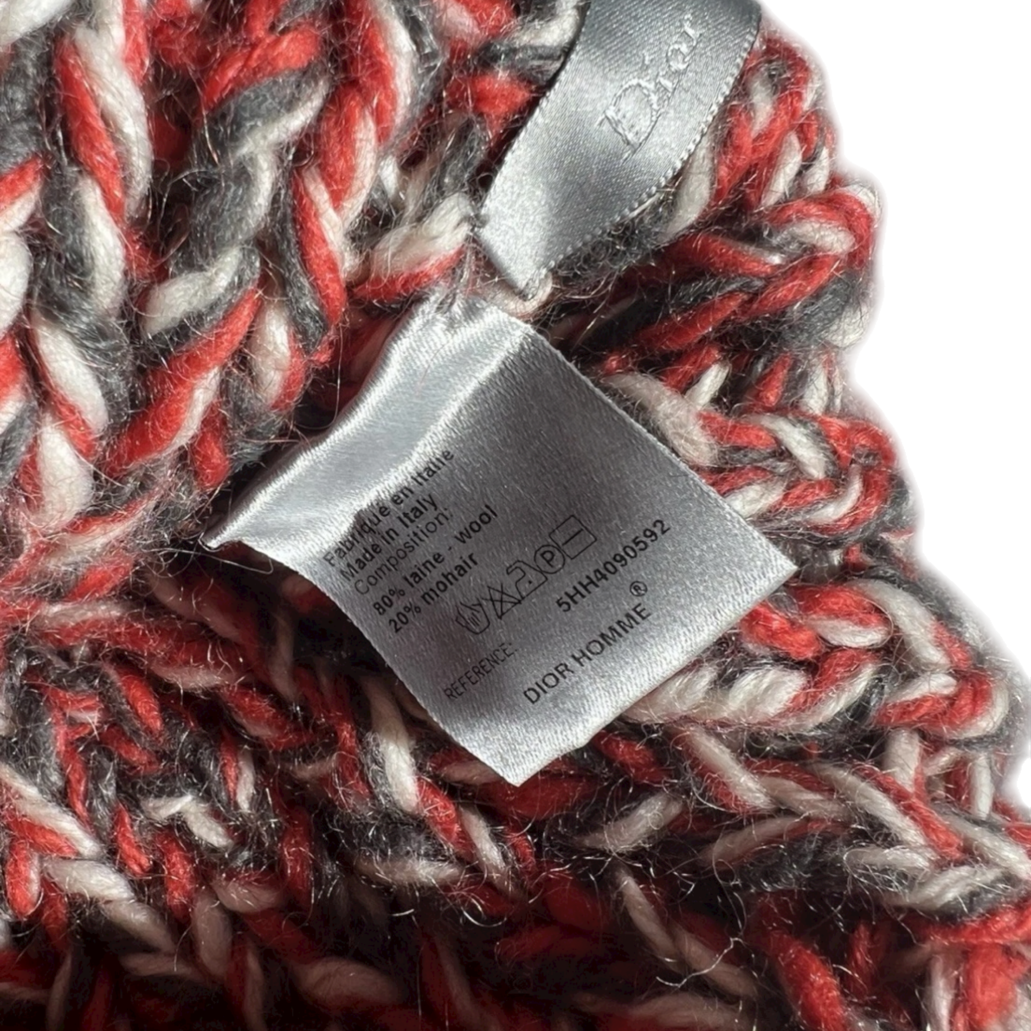 DIOR HOMME BY HEDI SLIMANE F/W 2005 KNITTED CAP