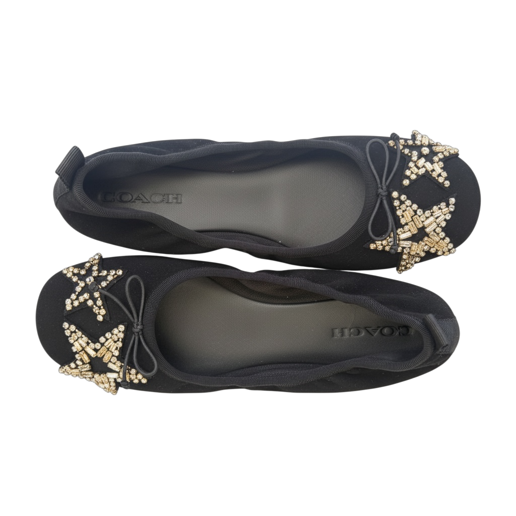 Coach Star Embellished Ballet Flats