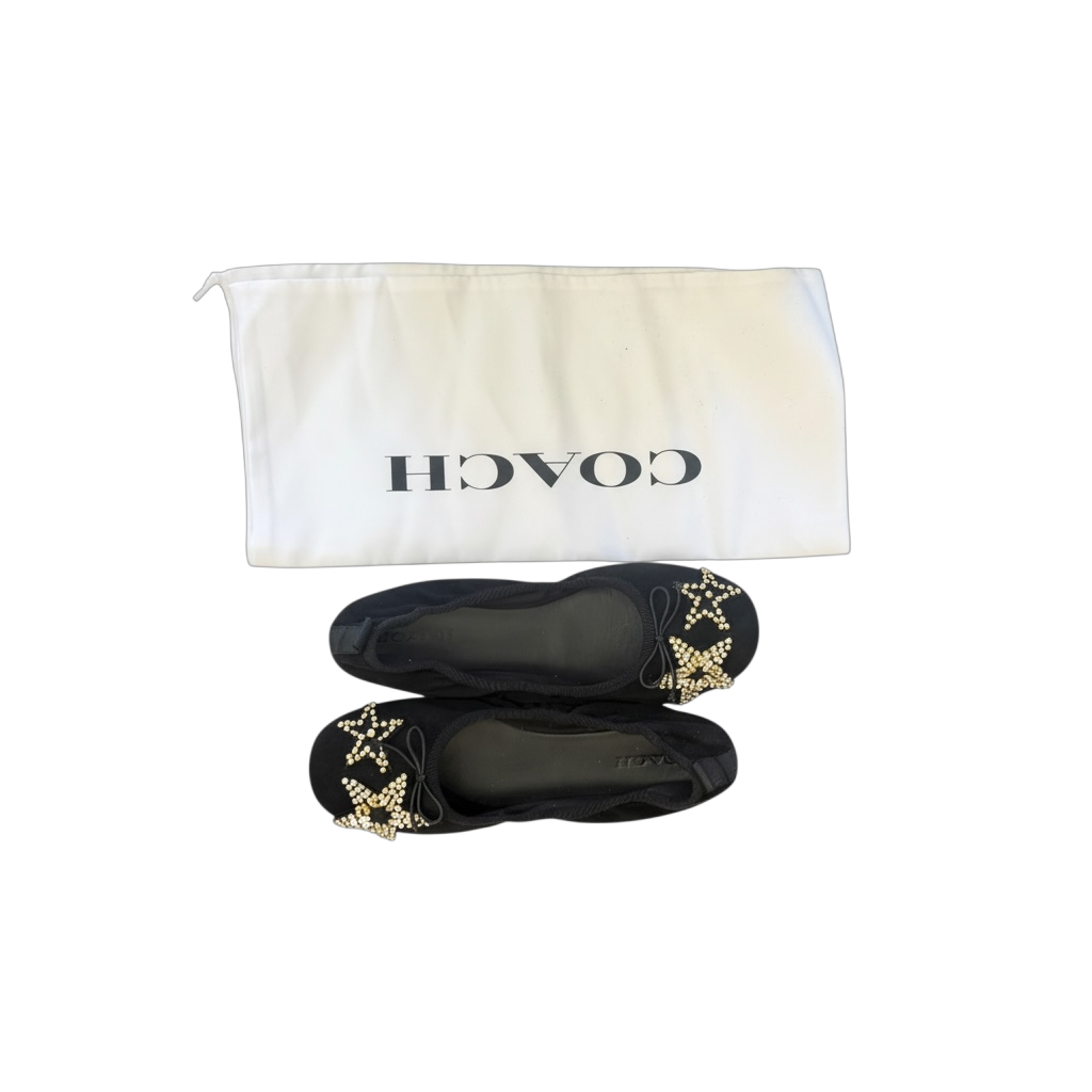Coach Star Embellished Ballet Flats