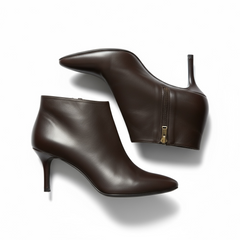 MANALO BLAHNIK BROWN ANKLE BOOTS
